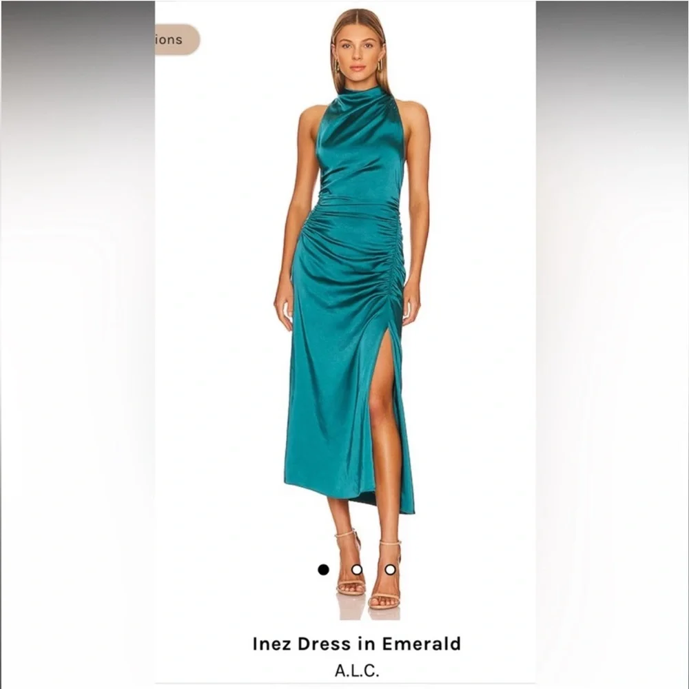 ALC Inez Dress in Emerald size 4 - Picture 12 of 13
